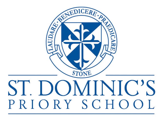 St Dominic's Priory School independent school in Staffordshire logo