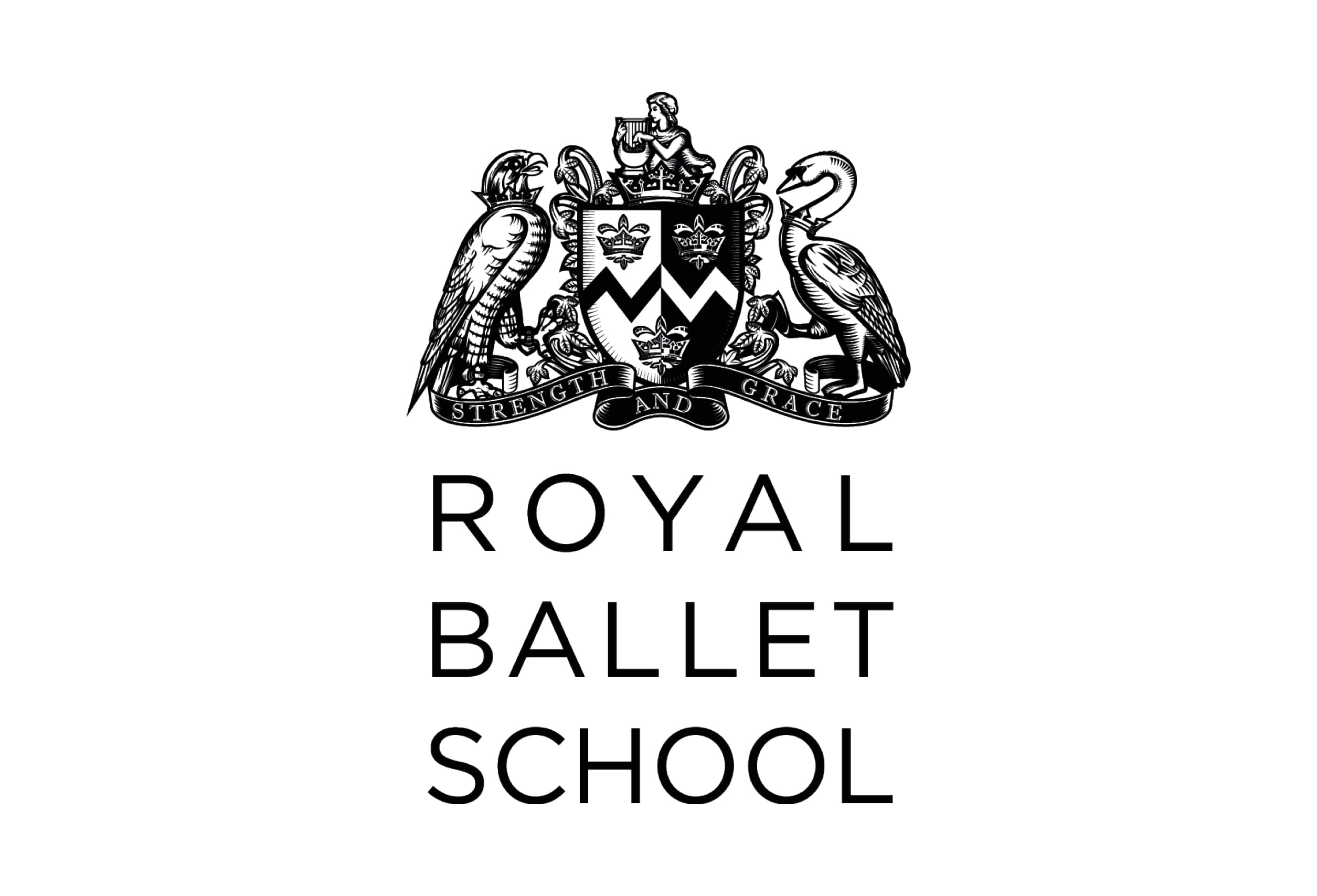 The Royal Ballet School independent school in Greater London logo