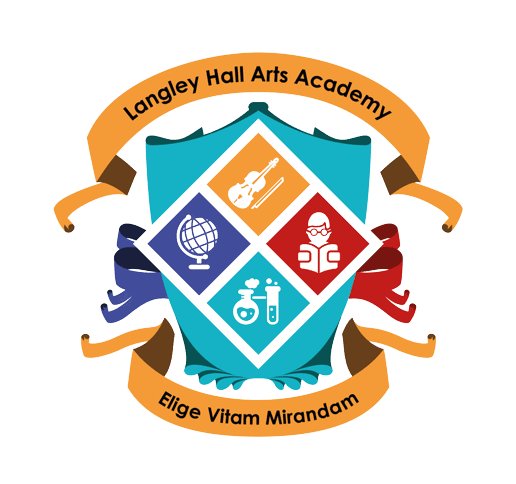 Langley Hall Arts Academy independent school in Berkshire logo