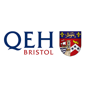 Queen Elizabeth's Hospital independent school in Bristol City logo