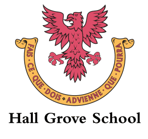 Hall Grove School independent school in Surrey logo