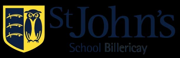 St John's School Billericay independent school in Essex logo